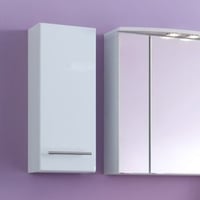 Armoire murale Small 25cm 1 porte - blanc brillant