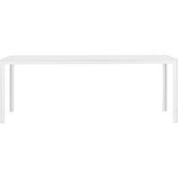 TABLE DE SALLE À MANGER BREAK - BLANC / BOIS LAQUÉ BLANC