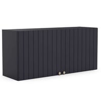Armoire murale Chester - 120x37x55cm - 2 portes - indigo