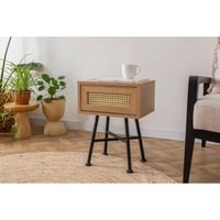 Nala 54 Table d'appoint | 100 % MÉLAMINE | Naturel