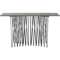 Table d'appoint Stone Venture Design en fibrociment noir - 130x37x74 cm