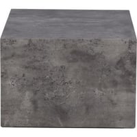 Table Basse York Venture Design - MDF Aspect Marbre - 80x60x40cm - Gris