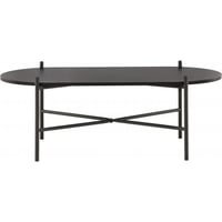 Table basse Pueblo noire en MDF - Venture Design - 120x60 cm