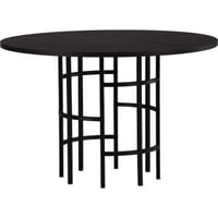 TABLE DE SALLE À MANGER COPENHAGUE - NOIRE / PLACAGE NOIR