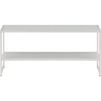 Table d'appoint Staal Venture Design - Acier blanc - 102x43x45 cm