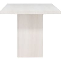 Table à manger Olga Venture Design - MDF blanc délavé - 200x90 cm