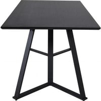 Table à manger Marina Venture Design - Plateau stratifié noir - 180x90 cm