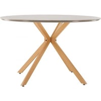 TABLE DE SALLE À MANGER PIAZZA - PIERRE DE PULVÉRISATION NATURELLE/GRISE