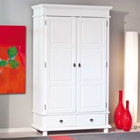 Armoire Danz 116cm avec 2 portes - blanc