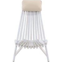 Fauteuil lounge Maja Acacia Venture Design - Blanc délavé - 73x79x57 cm