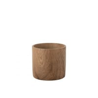 Cachepot foret ciment marron large
