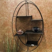 Support mural | 44 x 16 x 71 cm | Noir