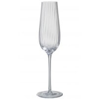 Flute a champagne lignes verre transparent
