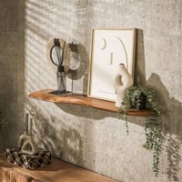 Etagère murale Oranja 120 cm-acacia massif