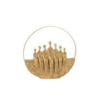 Personnages 7pieces cercle poly or