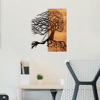 Wallity | Accessoire mural en bois | 100% métal | Noyer noir