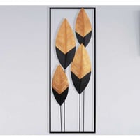 Enzo Accessoire mural décoratif en métal | 100 % métal | 32 x 5 x 90 cm