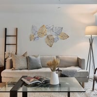 Enzo Accessoire mural décoratif en métal | 100 % métal | 120 x 12,5 x 72 cm