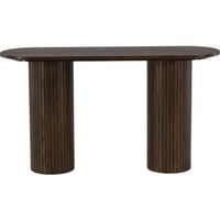 Table Console Bianca Venture Design - Placage Mocca - 130x40x72cm - Mocca
