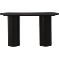 Table console Bianca Venture Design - MDF noir - 130x40 cm