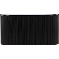 Armoire murale Loca Venture Design en MDF noir - 120x45x60 cm