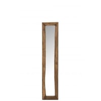 Miroir mural slim bois marron s