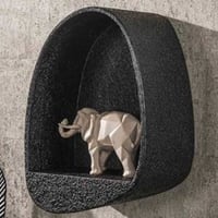 Etagère murale Licorice 46x34 cm- métal liquide