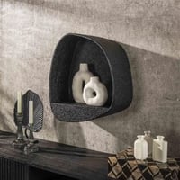 Etagère murale Licorice 48x44 cm-liquide métal