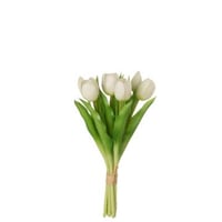 Bouquet tulipes 7pieces pu blanc small