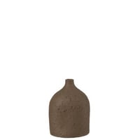 Vase enya bouteille ceramique marron small