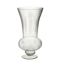 Vase giga verre transparent