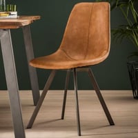 Chaise de salle à manger Zigi - brun