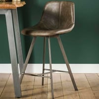 Chaise de bar Zigi - taupe