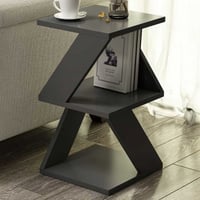 Albeni Table d'appoint | 100 % MÉLAMINE | Anthracite