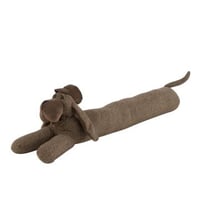 Cale porte chien couche textile marron