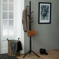 Portemanteau Hanover - bois laqué noir