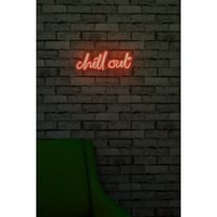 Néons Chill Out - Série Wallity - Rouge 