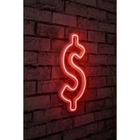 Néons dollar - Série Wallity - Rouge