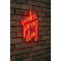 Néons Wake Slay Pray - Série Wallity - Rouge