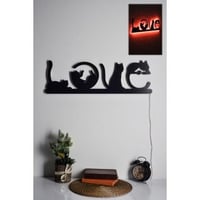 Firewood Bande lumineuse LED | Rouge | 70x22 cm | 375cm Cordon