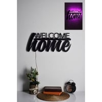Éclairage LED Éclairage LED décoratif | Base en panneau MDF noir | Rose (23)