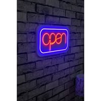 Néons ouverts - Série Wallity - Bleu/rouge