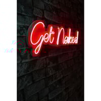 Néon Get Naked - Série Wallity - Rouge
