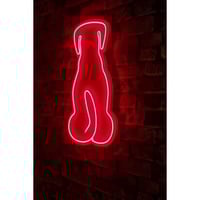 Néon chien - Série Wallity - Rouge