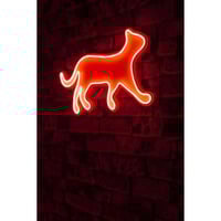 Chat néon - Série Wallity - Rouge