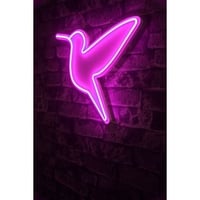 Colibri néon - Série Wallity - Rose