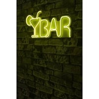 Eclairage néon bar à cocktails - Gamme Wallity - Jaune