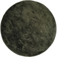 Tapis rond Miami vert - 100% polyester