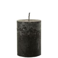 Bougie exterieure pilier paraffine noir medium-95heures