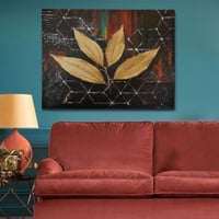 Handie Peinture à l'huile décorative | Cadre en bois | 50 x 70 cm